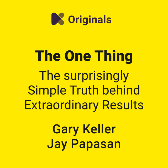 ملخص كتاب الشيء الواحد